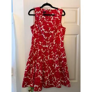 Beautiful Red Dress By Talbots Size 10